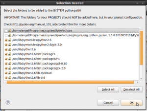 Instalar y configurar Eclipse para trabajar con OpenERP